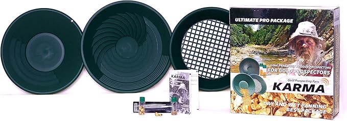 13. Goldwaschpfanne Ultimate Pro Package - Karma Gold Set